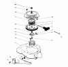 Toro 38186 - CCR 2000 Snowthrower, 1993 (3900001-3999999) Ersatzteile RECOIL STARTER ASSEMBLY (ENGINE MODEL NO. 47PM1-5)