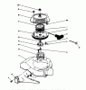 Toro 38186 - CCR 2000 Snowthrower, 1994 (4900001-4999999) Ersatzteile RECOIL STARTER ASSEMBLY (ENGINE MODEL 47PP3-5)