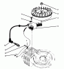 Toro 38186 - CCR 2000 Snowthrower, 1996 (6900001-6999999) Ersatzteile FLYWHEEL & MAGNETO ASSEMBLY (ENGINE MODEL 47PS5-5)