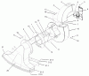 Toro 62925 - 5.5 hp Lawn Vacuum, 2001 (210000001-210999999) Ersatzteile SNOUT AND BLOWER ASSEMBLY