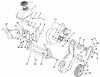 Toro 38190 - CCR 1000 Snowthrower, 1990 (0000001-0999999) Ersatzteile ENGINE ASSEMBLY (MODEL NO. 38190 ONLY)