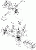 Toro 38190 - CCR 1000 Snowthrower, 1990 (0000001-0999999) Ersatzteile ENGINE TECUMSEH MODEL NO. HSK600 TYPE 1660-N (MODEL NO. 38195 ONLY)