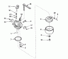 Toro 38191 - CCR 1000 Snowthrower, 1992 (2000001-2999999) Ersatzteile CARBURETOR NO. 632552