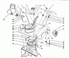 Toro 38191 - CCR 1000 Snowthrower, 1992 (2000001-2999999) Ersatzteile UPPER SHROUD ASSEMBLY