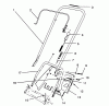 Toro 38191 - CCR 1000 Snowthrower, 1993 (3900001-3999999) Ersatzteile HANDLE ASSEMBLY