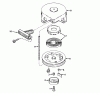 Toro 38191 - CCR 1000 Snowthrower, 1993 (3900001-3999999) Ersatzteile RECOIL STARTER NO. 590537