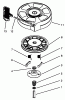 Toro 38195 - CCR 1000 Snowthrower, 1996 (69000001-69999999) Ersatzteile RECOIL STARTER NO. 590735