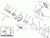 Toro 38195 - CCR 1000 Snowthrower, 1996 (69000001-69999999) Ersatzteile STARTER MOTOR ASSEMBLY (MODEL 38195-ELECTRIC)