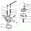 Toro 38196 - CCR 1000 Snowthrower, 1996 (6900001-6999999) Ersatzteile CARBURETOR NO. 632641