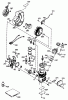 Toro 38196 - CCR 1000 Snowthrower, 1996 (6900001-6999999) Ersatzteile ENGINE TECUMSEH MODEL NO. HSK600-1681S