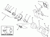 Toro 38196 - CCR 1000 Snowthrower, 1996 (6900001-6999999) Ersatzteile STARTER MOTOR ASSEMBLY (MODEL 38196-ELECTRIC)