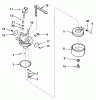 Toro 38195 - CCR 1000 Snowthrower, 1991 (1000001-1999999) Ersatzteile CARBURETOR NO. 632552