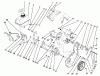 Toro 38195 - CCR 1000 Snowthrower, 1991 (1000001-1999999) Ersatzteile ENGINE ASSEMBLY