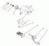 Toro 38195 - CCR 1000 Snowthrower, 1991 (1000001-1999999) Ersatzteile STARTER MOTOR ASSEMBLY