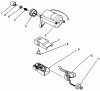 Toro 38196 - CCR 1000 Snowthrower, 1993 (3900001-3999999) Ersatzteile STARTER MOTOR ASSEMBLY
