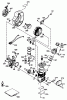 Toro 38196 - CCR 1000 Snowthrower, 1994 (4900001-4999999) Ersatzteile ENGINE TECUMSEH MODEL NO. HSK600-1667S (MODEL NO. 38195)