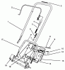 Toro 38196 - CCR 1000 Snowthrower, 1994 (4900001-4999999) Ersatzteile HANDLE ASSEMBLY