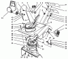 Toro 38196 - CCR 1000 Snowthrower, 1994 (4900001-4999999) Ersatzteile UPPER SHROUD ASSEMBLY