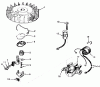 Toro 38210 (S-140) - S-140 Snowthrower, 1979 (9000001-9999999) Ersatzteile MAGNETO NO. 610794A