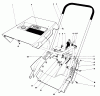 Toro 38220 (S-200) - S-200 Snowthrower, 1979 (9000001-9999999) Ersatzteile SHROUD & HANDLE ASSEMBLY (MODEL 38220)