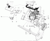 Toro 38225 (S-200) - S-200 Snowthrower, 1980 (0000001-0999999) Ersatzteile ENGINE ASSEMBLY (MODEL 38235)