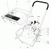 Toro 38225 (S-200) - S-200 Snowthrower, 1980 (0000001-0999999) Ersatzteile SHROUD & HANDLE ASSEMBLY (MODEL 38235)
