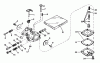 Toro 38232 (S-200) - S-200 Snowthrower, 1982 (2000001-2999999) Ersatzteile CARBURETOR NO. 631887