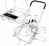 Toro 38232 (S-200) - S-200 Snowthrower, 1982 (2000001-2999999) Ersatzteile SHROUD & HANDLE ASSEMBLY