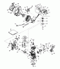 Toro 38235 (S-200) - S-200 Snowthrower, 1981 (1000001-1999999) Ersatzteile ENGINE ASSEMBLY (ENGINE TECUMSEH MODEL NO. AH520 TYPE 1603A)