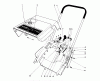 Toro 38235 (S-200) - S-200 Snowthrower, 1981 (1000001-1999999) Ersatzteile SHROUD & HANDLE ASSEMBLY