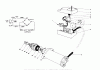 Toro 38235 (S-200) - S-200 Snowthrower, 1981 (1000001-1999999) Ersatzteile STARTER MOTOR & SWITCH ASSEMBLY