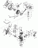 Toro 38235 (S-200) - S-200 Snowthrower, 1983 (3000001-3999999) Ersatzteile ENGINE ASSEMBLY ENGINE TECUMSEH MODEL NO. AH520 TYPE 1603B