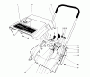 Toro 38252 (S-200) - S-200 Snowthrower, 1981 (1000001-1999999) Ersatzteile SHROUD & HANDLE ASSEMBLY (MODEL 38242)
