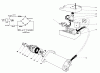 Toro 38252 (S-200) - S-200 Snowthrower, 1981 (1000001-1999999) Ersatzteile STARTER MOTOR & SWITCH ASSEMBLY (MODEL 38252)
