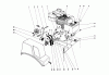 Toro 38250 (421) - 421 Snowthrower, 1980 (0000001-0999999) Ersatzteile ENGINE ASSEMBLY