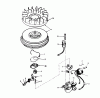 Toro 38250 (421) - 421 Snowthrower, 1980 (0000001-0999999) Ersatzteile MAGNETO NO. 610944A