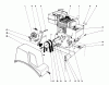 Toro 38250 (421) - 421 Snowthrower, 1981 (1000001-1999999) Ersatzteile ENGINE ASSEMBLY