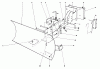 Toro 38250 (421) - 421 Snowthrower, 1981 (1000001-1999999) Ersatzteile GRADER BLADE ASSEMBLY MODEL 59099