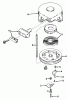 Toro 38250 (421) - 421 Snowthrower, 1981 (1000001-1999999) Ersatzteile REWIND STARTER NO. 590473