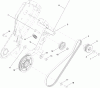 Toro 38272 (180) - Power Clear 180 Snowthrower, 2010 (310002467-310007385) Ersatzteile BELT DRIVE ASSEMBLY