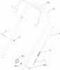 Toro 38272 (180) - Power Clear 180 Snowthrower, 2010 (310002467-310007385) Ersatzteile UPPER HANDLE CONTROL ASSEMBLY