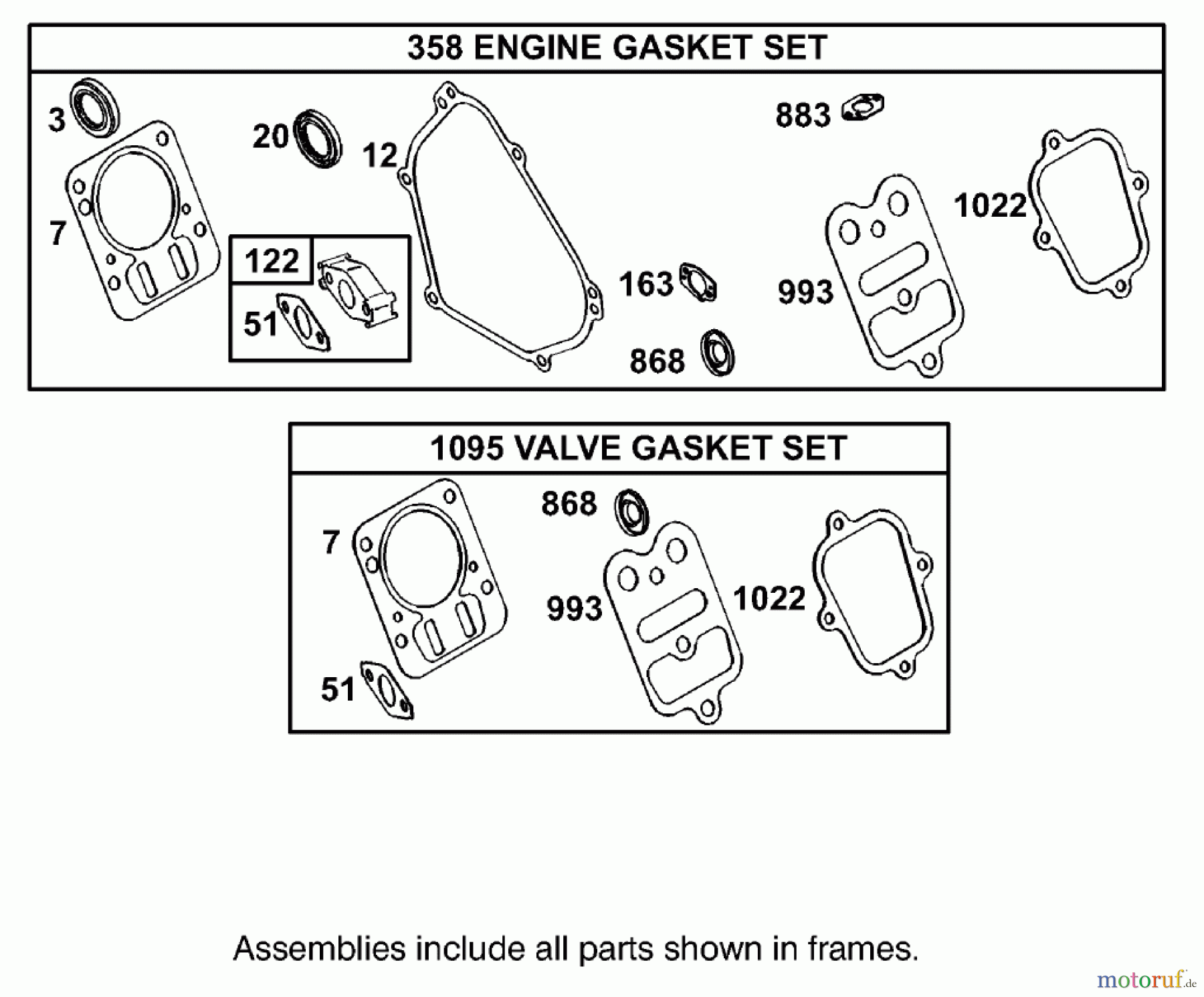 Toro Neu Blowers/Vacuums/Chippers/Shredders 62925 - Toro 5.5 hp Lawn Vacuum, 2004 (240000001-240999999) GASKET ASSEMBLY ENGINE BRIGGS AND STRATTON MODEL 126302-0245-E1