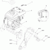 Toro 38272 (418 ZR) - Power Clear 418 ZR Snowthrower, 2013 (SN 313000001-313999999) Ersatzteile ENGINE AND MOUNTING ASSEMBLY