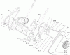 Toro 38272 (418 ZR) - Power Clear 418 ZR Snowthrower, 2013 (SN 313000001-313999999) Ersatzteile MAIN FRAME AND WHEEL ASSEMBLY