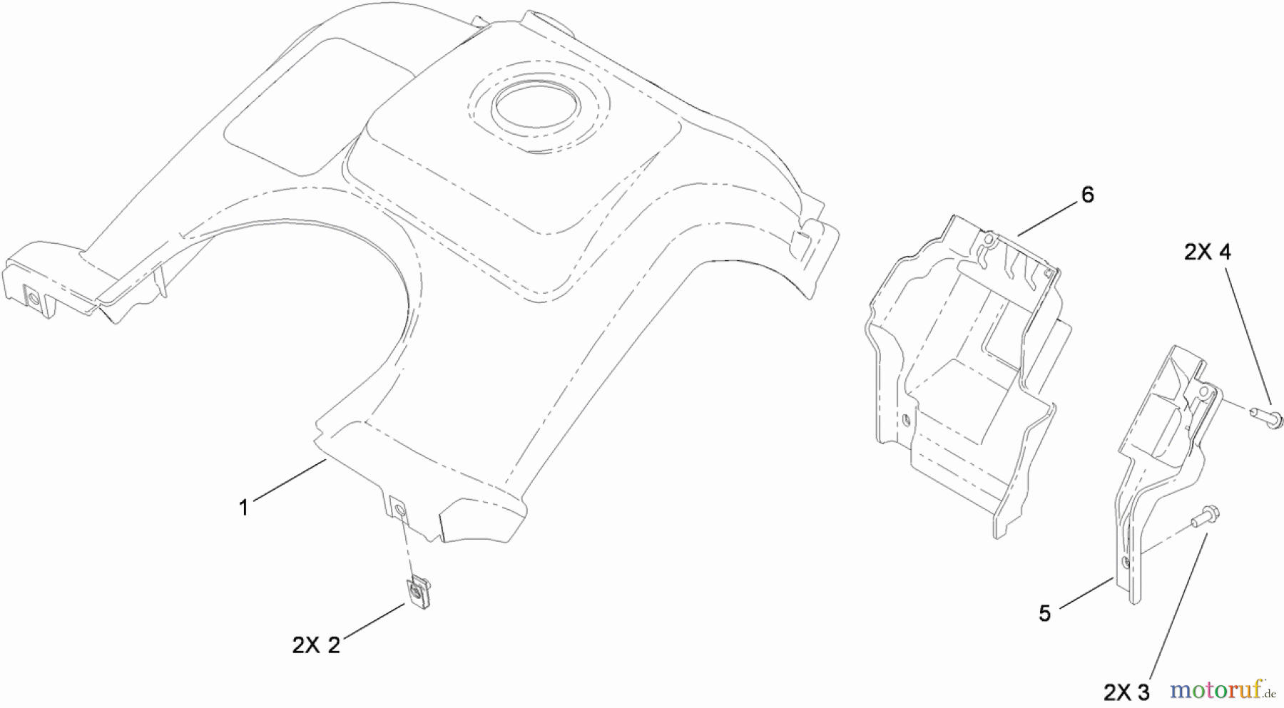 Toro Neu Snow Blowers/Snow Throwers Seite 1 38273 - Toro Powerlite Snowthrower, 2011 (311000001-311003000) SHROUD ASSEMBLY