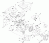 Toro 38282 (180) - Power Clear 180 Snowthrower, 2011 (311003001-311999999) Ersatzteile ELECTRIC START ENGINE COMPONENT ASSEMBLY NO. 119-1975