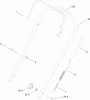 Toro 38282 (180) - Power Clear 180 Snowthrower, 2011 (311003001-311999999) Ersatzteile HANDLE ASSEMBLY