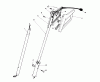 Toro 38305 - Power Shovel Snowthrower, 1981 (1090101-1999999) Ersatzteile HANDLE ASSEMBLY