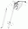 Toro 38305 - Power Shovel Snowthrower, 1983 (3000001-3999999) Ersatzteile HANDLE ASSEMBLY