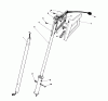 Toro 38305C - Power Shovel Snowthrower, 1986 (6000001-6999999) Ersatzteile HANDLE ASSEMBLY